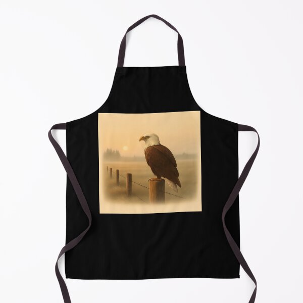 Item preview, Minimalist Eagle Silhouette Desert Sunset Scene designed and sold by SiarheiYur.
