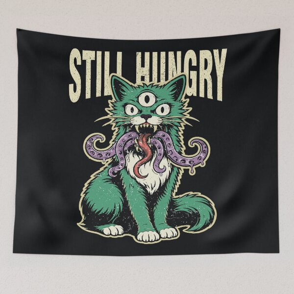 Item preview, Three eyed Monster Cat with Tentacles designed and sold by CamaleonDesigns.