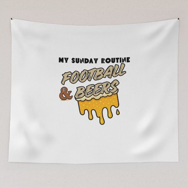 Item preview, Saints Sunday Routine Football & Beers designed and sold by ThatFootball12.