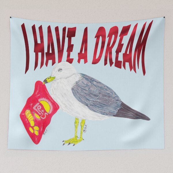 Item preview, SEAGULL SLEEPING designed and sold by BeritValk.