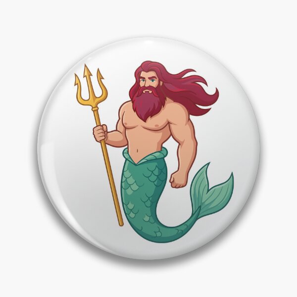 Item preview, Bearded Daddy Merman designed and sold by tigrootiger.