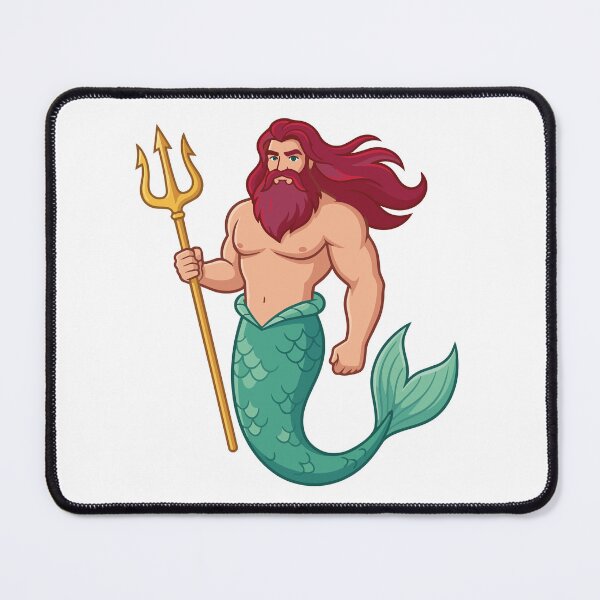 Item preview, Bearded Daddy Merman designed and sold by tigrootiger.