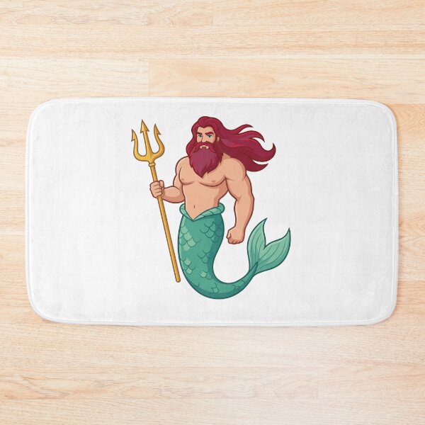 Item preview, Bearded Daddy Merman designed and sold by tigrootiger.