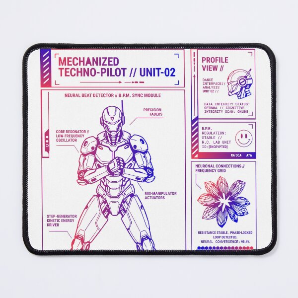Item preview, Mechanized Techno-Pilot // Unit-02 (Spectrum Edition) designed and sold by RaveCultureLab.