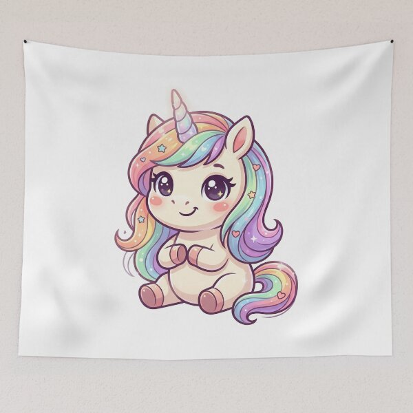 Item preview, Magical Rainbow Unicorn designed and sold by NeverlandBia.