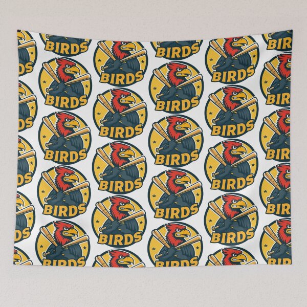 Item preview, Beisbol Birds Colorful Logo designed and sold by MystiColo.