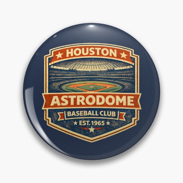 Item preview, Vintage Houston Astrodome Interior Baseball Badge Shirt | Retro Dome Stadium 1965 Design designed and sold by GhostDawgs.