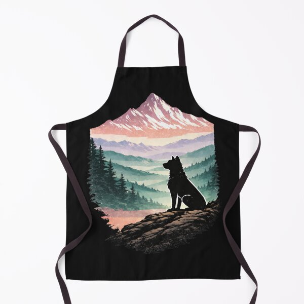 Item preview, Mountain Dog Sunset T-Shirt, Retro Nature Dog Design, Adventure Dog Lover Gift designed and sold by ZEBBEDE - Minimal Streetwear .