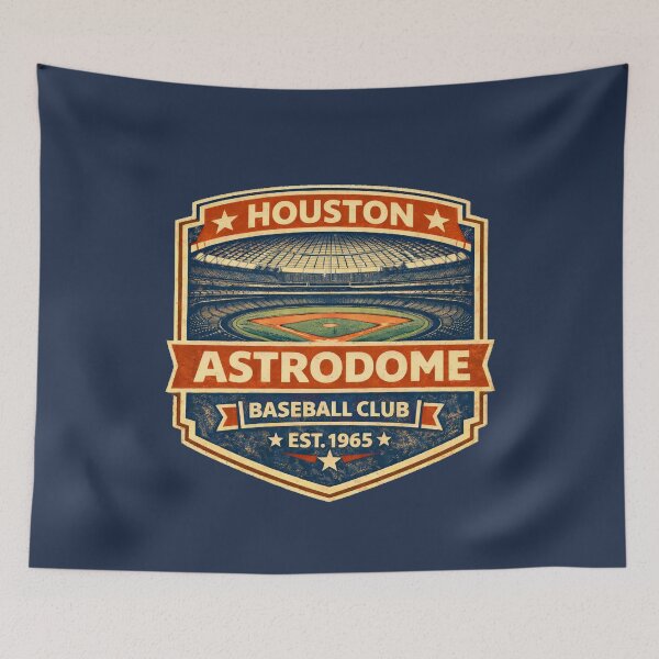 Item preview, Vintage Houston Astrodome Interior Baseball Badge Shirt | Retro Dome Stadium 1965 Design designed and sold by GhostDawgs.