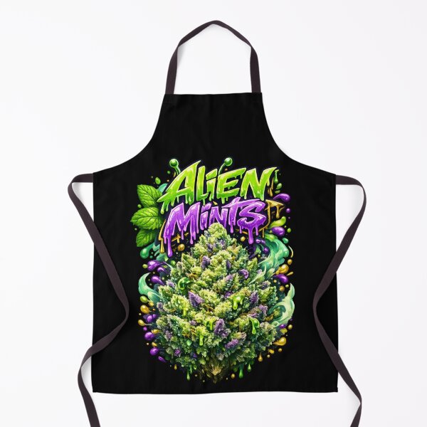 Item preview, Alien Mints Graffiti Print | Minty Gassy Sweet Hybrid designed and sold by WAUZ.
