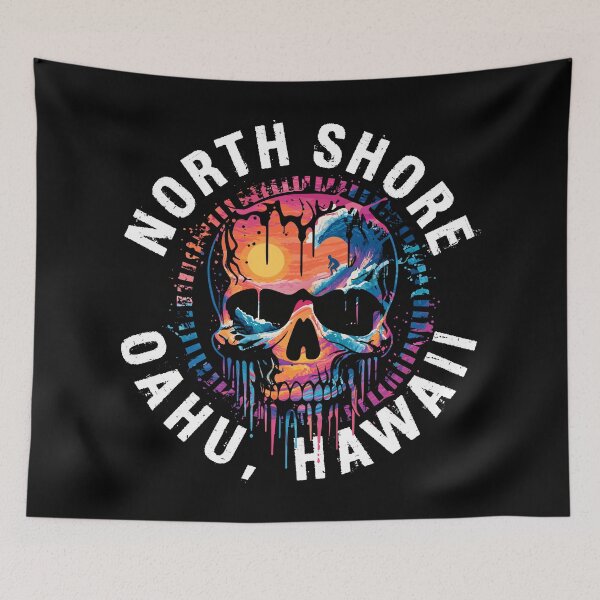Item preview, North Shore - Oahu, Hawaii (with White Lettering) designed and sold by VelvetRoom.