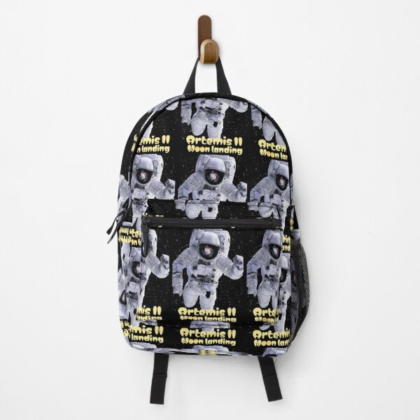 Item preview, Artemis II Mission Astronaut: Golden Lunar Path - Back to the Moon - Moon landing designed and sold by Yasmine Mohammed.