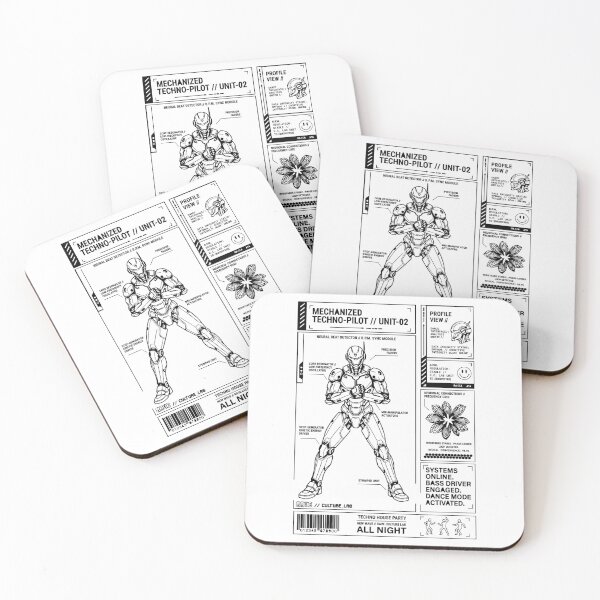 Item preview, Mechanized Techno-Pilot // Unit-02 (Stealth Edition) designed and sold by RaveCultureLab.