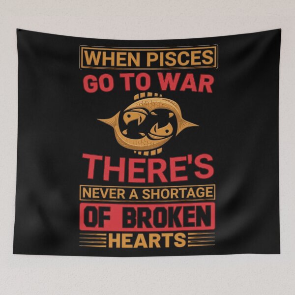 Item preview, Pisces War Quote Design designed and sold by MOFAPPAREL.