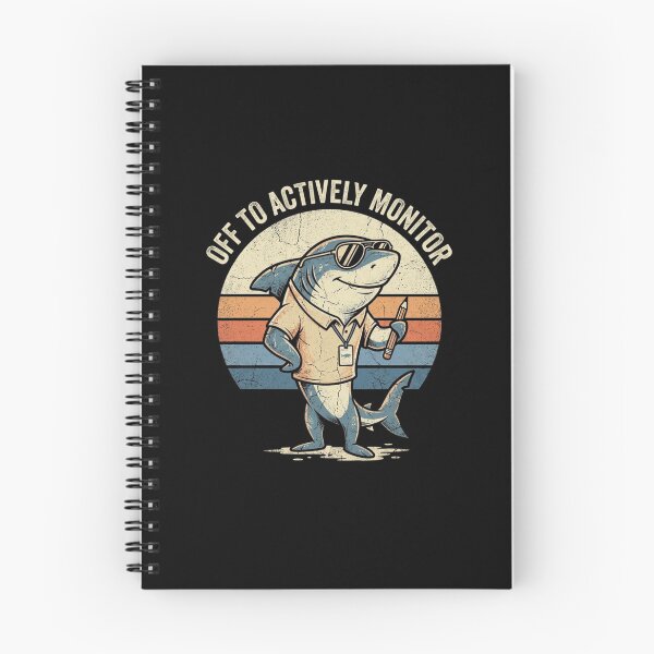 Item preview, Sarcastic Teacher Shark Off To Actively Monitor Vintage Classroom Humor Design designed and sold by bilal sibgui.