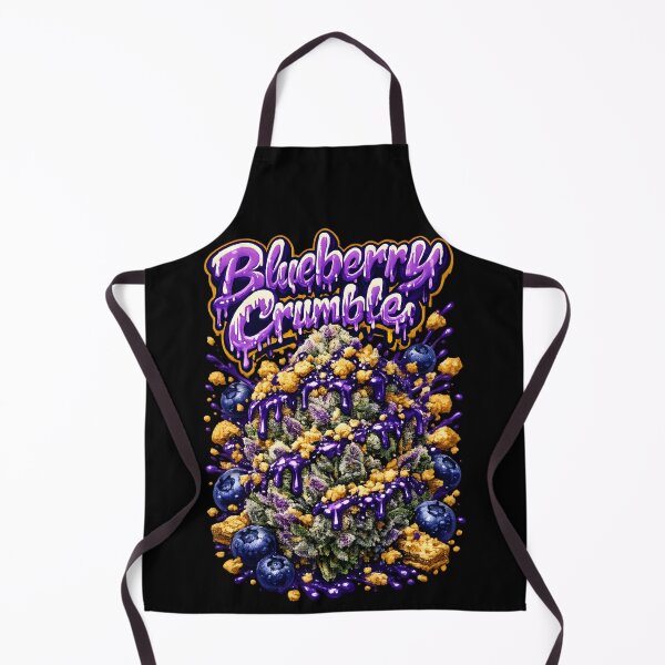 Item preview, Blueberry Crumble Graffiti Print | Sweet Blueberry Dessert Hybrid designed and sold by WAUZ.