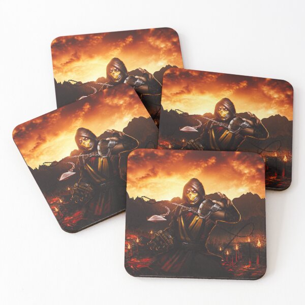 Item preview, Mortal Kombat Inspired Ninja Fire Art designed and sold by Singh1998.