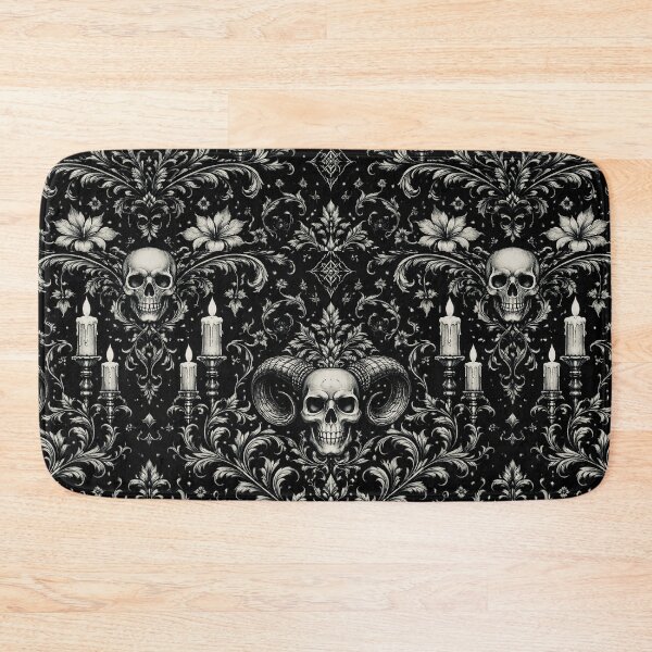 Item preview, Shadow Work: Etched Bone Skull & Ritual Dagger Damask designed and sold by cabuks.