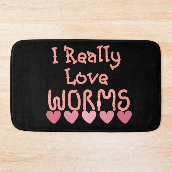 Item preview, “I Really Love Worms“ Cute Worm Quote designed and sold by Vileprint.