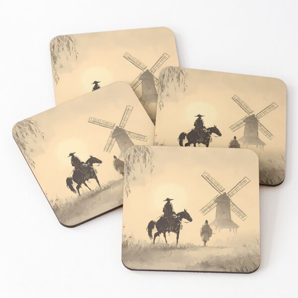 Item preview, Knight and the windmill designed and sold by sakurashorty.
