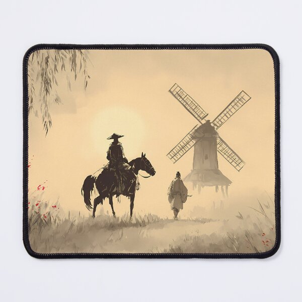Item preview, Knight and the windmill designed and sold by sakurashorty.