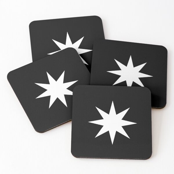 Item preview, White sharp north geometric star 127sm designed and sold by 127sm.
