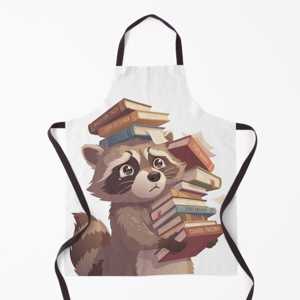 Item preview, Overbooked Raccoon designed and sold by tigrootiger.