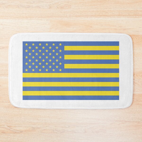 Artikelvorschau, Ukrainisch-amerikanische Flagge entworfen und verkauft von the-craft-shop.