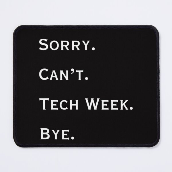 Item preview, Funny Retro Sorry Can't Tech Week Bye designed and sold by WeirdlyRare.