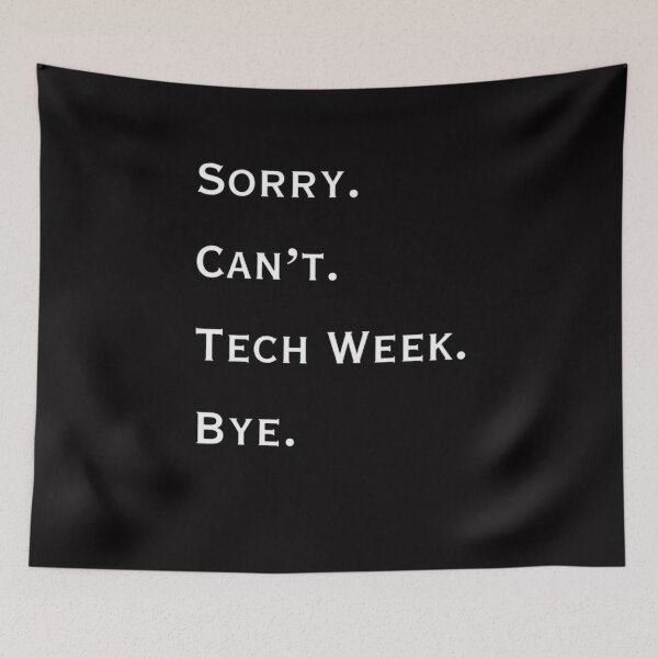 Item preview, Funny Retro Sorry Can't Tech Week Bye designed and sold by WeirdlyRare.
