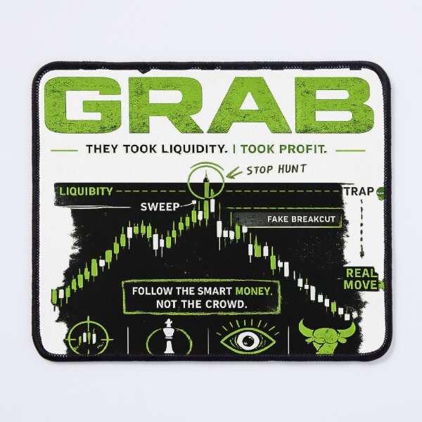Item preview, Liquidity Grab Trading Design – Smart Money Concept Shirt designed and sold by KrzychoWro.