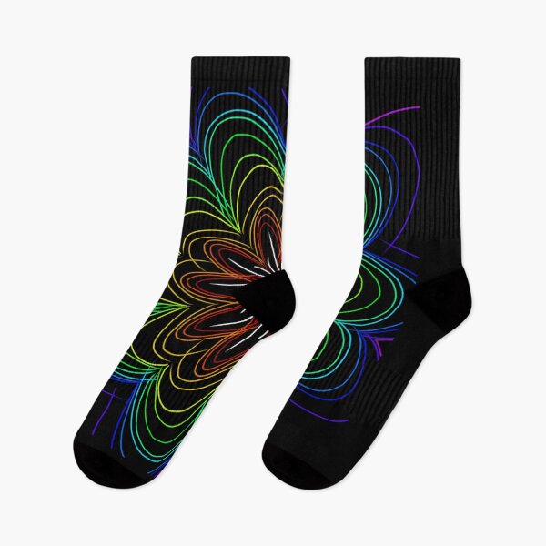 Item preview, Neon Rainbow abstract designed and sold by CodrawsCrib.