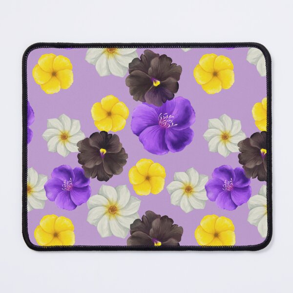 Item preview, Nonbinary watercolor flower pattern designed and sold by Fridayscorner.