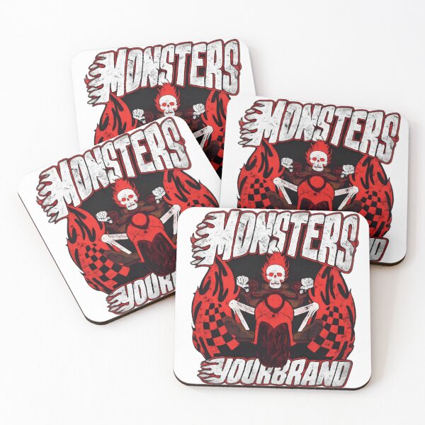 Item preview, Monsters on the Road — Skull Biker Flame Racing Graphic designed and sold by Lagoart.