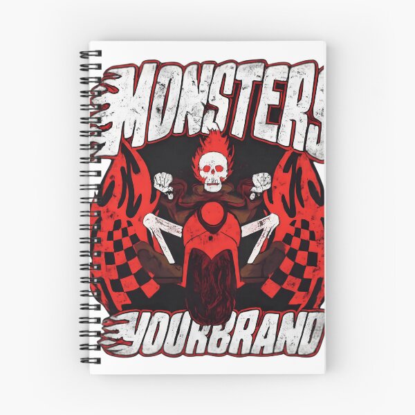 Item preview, Monsters on the Road — Skull Biker Flame Racing Graphic designed and sold by Lagoart.
