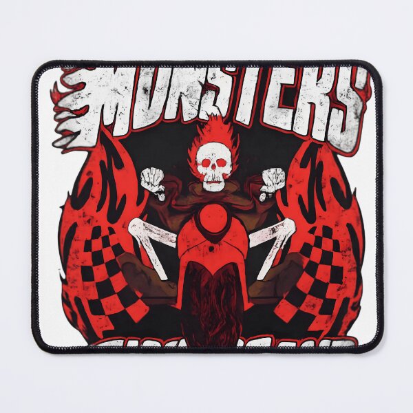 Item preview, Monsters on the Road — Skull Biker Flame Racing Graphic designed and sold by Lagoart.