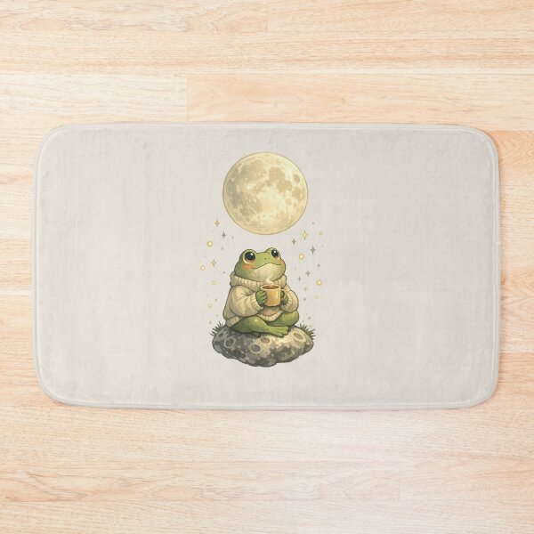 Item preview, Just vibing frog with coffee designed and sold by Ora-kuro.