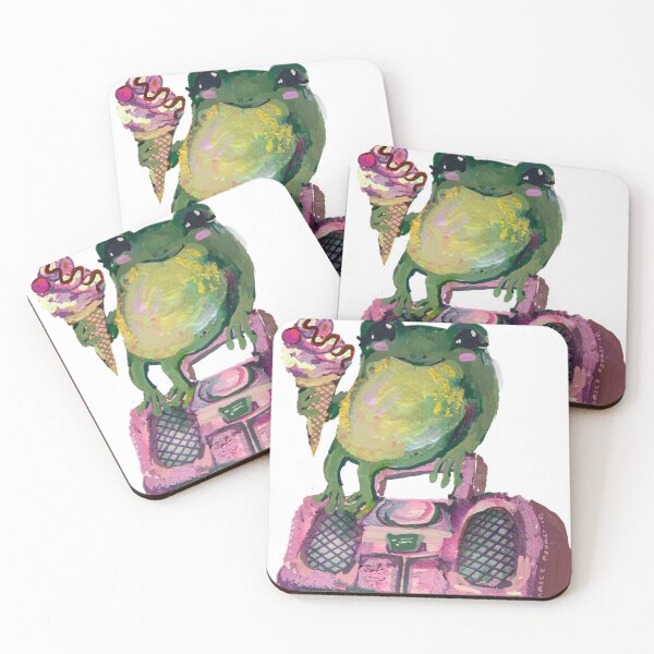 Item preview, frog listening to good music designed and sold by guilhernunes.