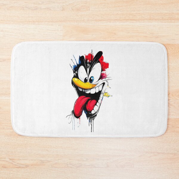 Item preview, Crazy Cartoon Graffiti Face – Funny Street Art Character Colorful Design designed and sold by Kruti Collection.
