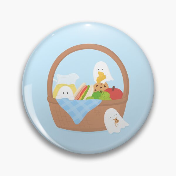 Item preview, Ghosties Picnic Basket designed and sold by Meg's Sketchbook.