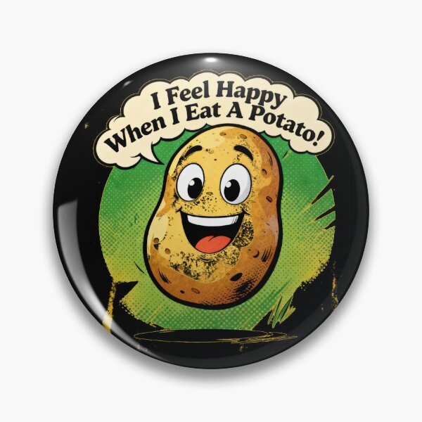 Item preview, Powered by Potatoes – Cute Happy Food Vibes Design designed and sold by KSz2026.
