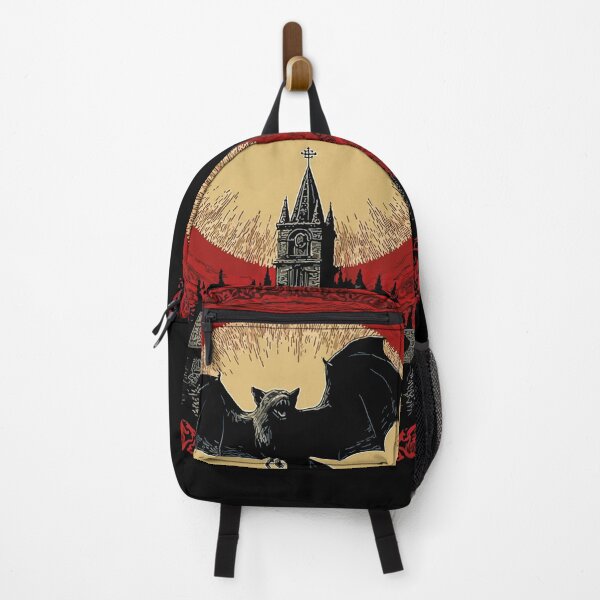 Item preview, Vintage victorian vampire bat above old Transylvania village 127sm designed and sold by 127sm.