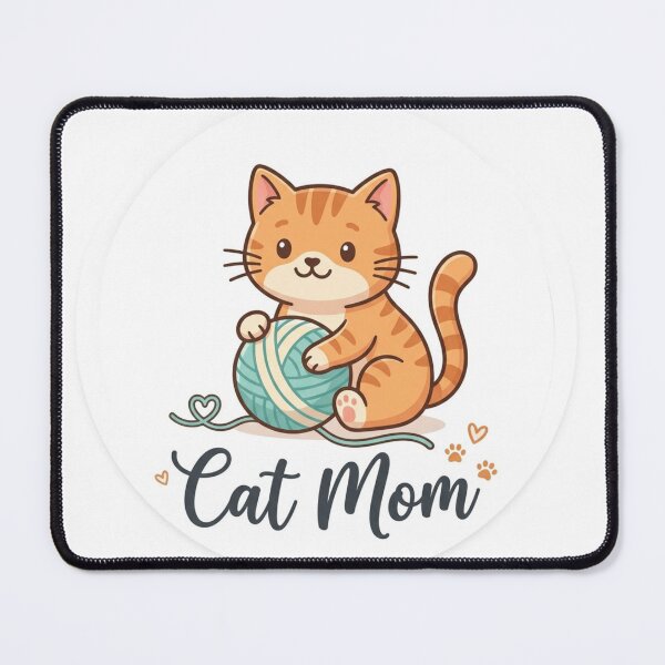 Item preview, Cat Mom - Cute Tabby Cat Gift designed and sold by ThePetParentStore.