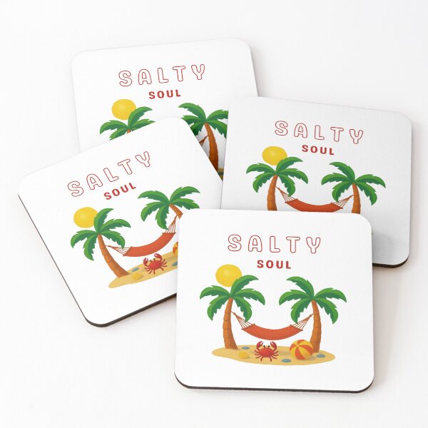 Item preview, Salty Soul Painted Beach With Crab designed and sold by Inkworksbyshery.