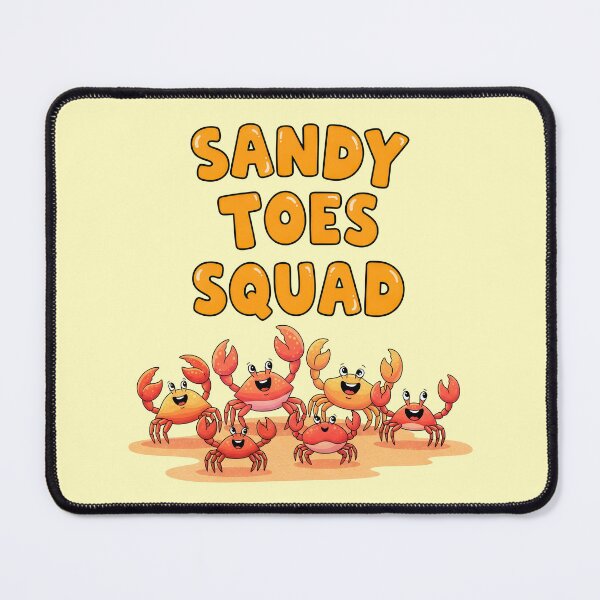 Item preview, Sandy Toes Squad – Fun Crab Beach Crew Design designed and sold by Sea Gem.