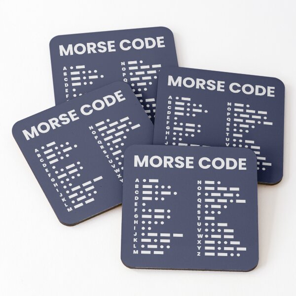 Item preview, Morse Code Alphabet Chart Modern Minimal Navy Design designed and sold by AnnSign.