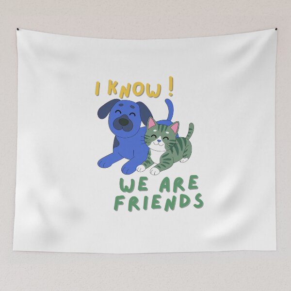 Item preview, I Know ! We are Friends T-shirt Design designed and sold by BoldMarks.