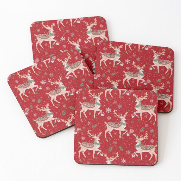 Item preview, Christmas deer patterns  designed and sold by JosueShop101.