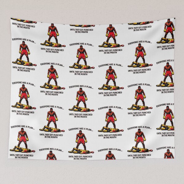 Item preview, Mike Tyson Inspired - Everyone Has a Plan Until They Get Punched in the Mouth – Boxing Motivation Graffiti Art, Knockout Fighter Poster, Combat Sports Quote Design, Colourful designed and sold by Donsean22.