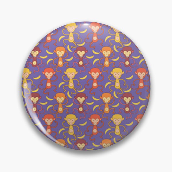 Item preview, Punch Monkey Cute Monkey Pattern — Playful Banana Repeat Design designed and sold by Yasmine Mohammed.